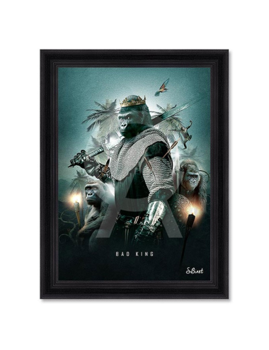 Tableau Bad King 80x120 cm – Sylvain Binet