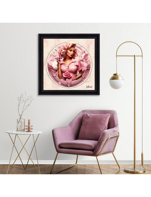 "Pin-up LOVE", Tableau XXL de Sylvain Binet