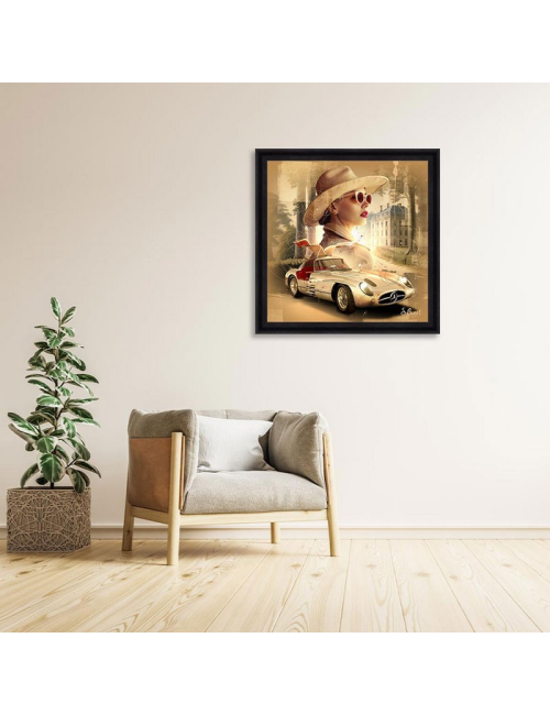 "Mercedes 300 SLR", Tableau XXL de Sylvain Binet