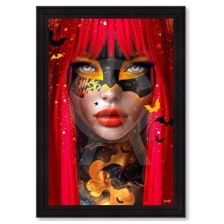 "Bat Red", Tableau design de Sarah B