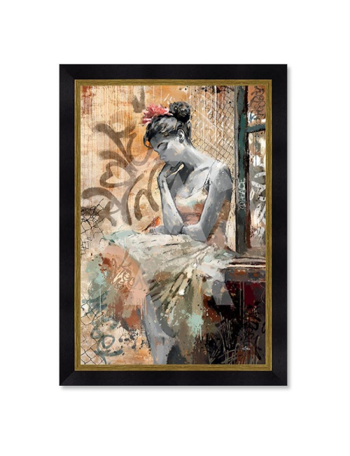 La femme et l'oiseau, Tableau de Romaric