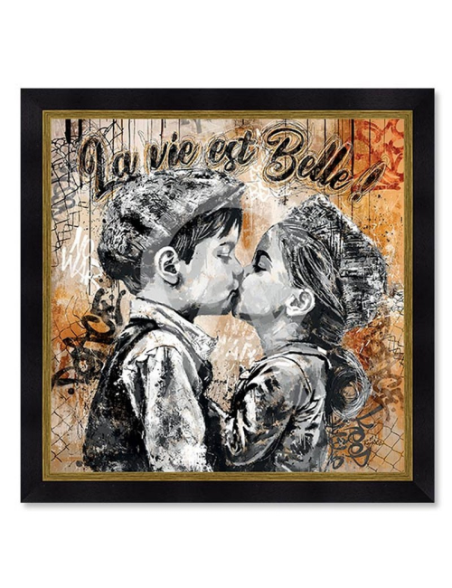 Le bisou, Tableau de Romaric