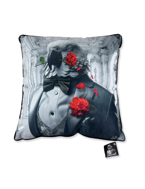 "Perroquet Luxury", Lot de 2 coussins, Binet