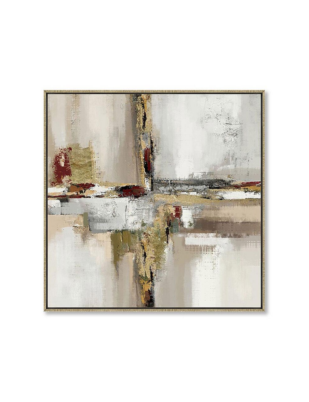"Paysage doré", Tableau abstrait