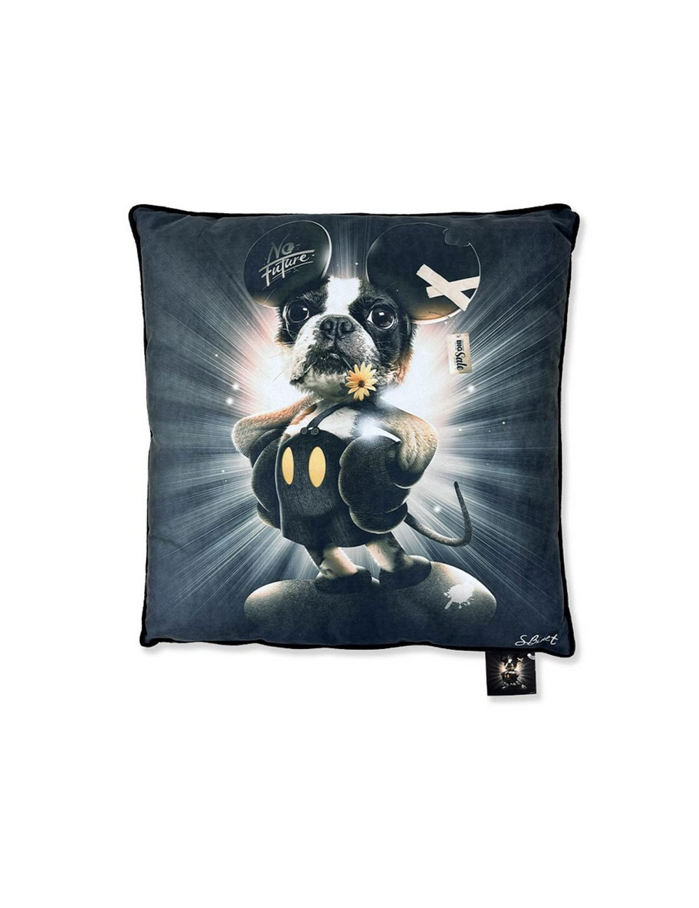 "Mickey chien", Lot de 2 coussins, Binet
