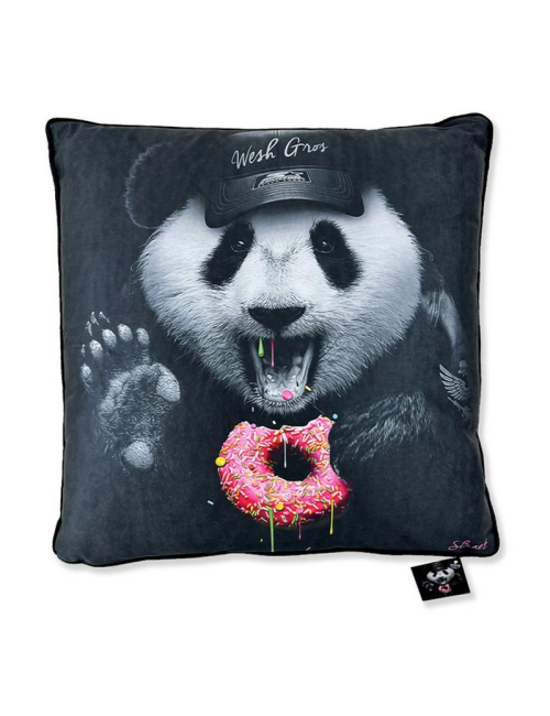 "Panda Donuts", Lot de 2 coussins, Binet