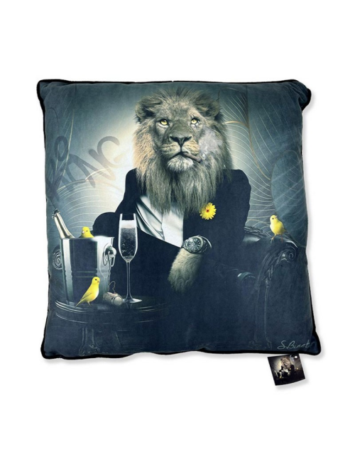 "Lion Chesterfield", Lot de 2 coussins, Binet