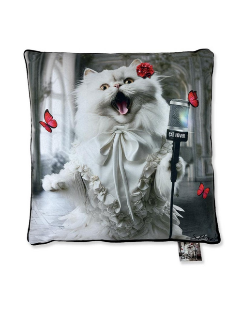 "Cat Lover", Lot de 2 coussins, Binet