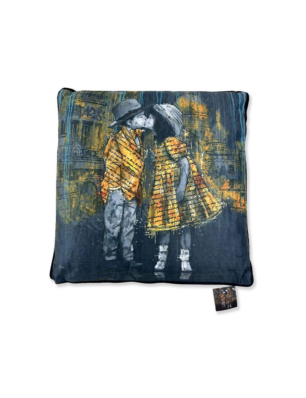"Les petits amoureux", Lot de 2 coussins, Romaric