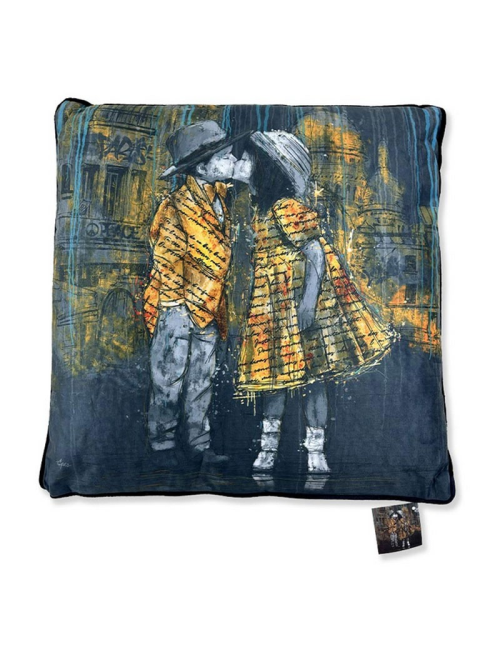 "Les petits amoureux", Lot de 2 coussins, Romaric