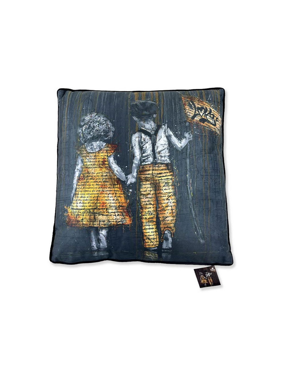 "La balade parisienne", Lot de 2 coussins, Romaric