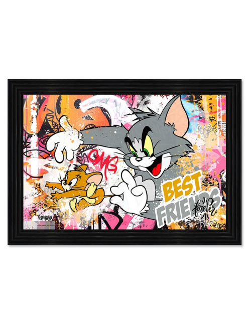 "Tom & Jerry", Tableau 80x120cm de Kalyssa