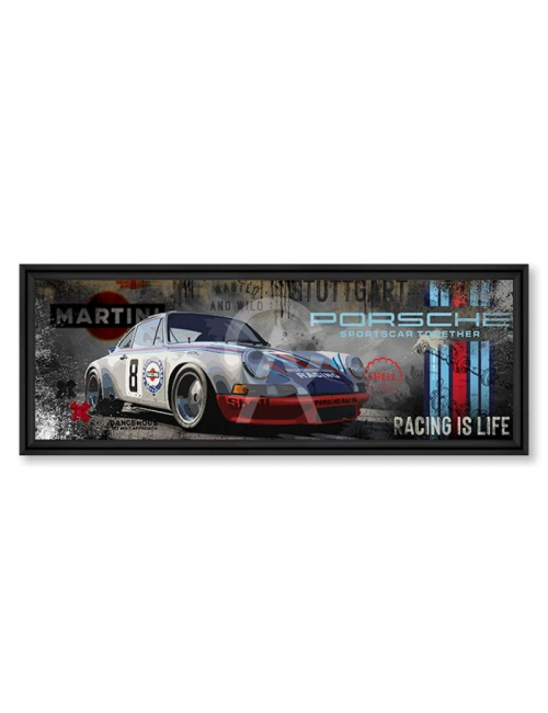 Tableau Porsche Martini – Rubix