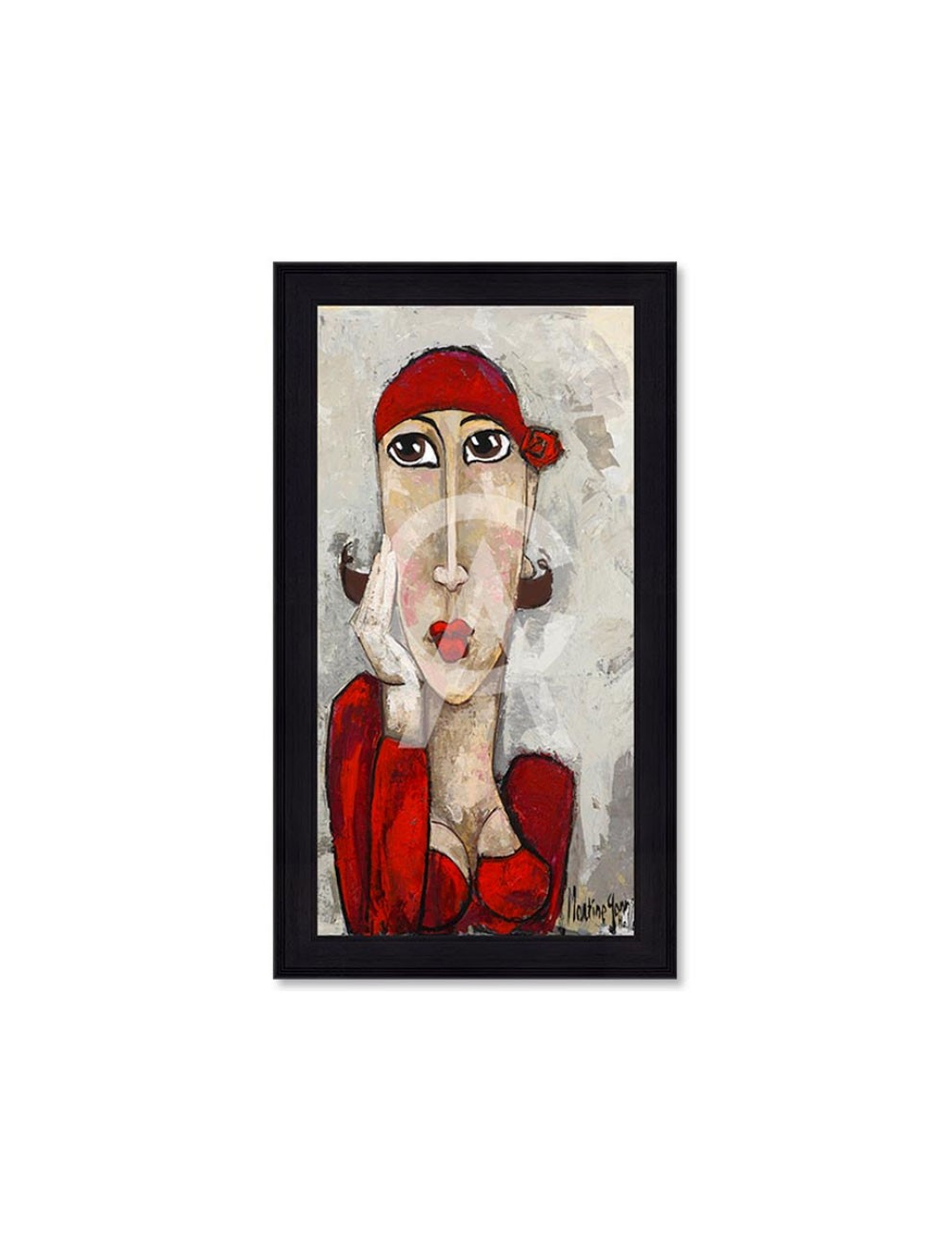 Mercedes – Tableau 50x100 Martine Gonnin