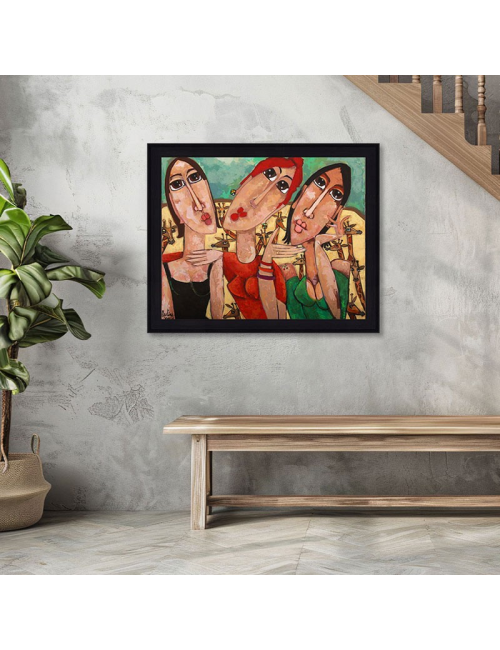 Saperlipopette – Tableau de Martine Gonnin