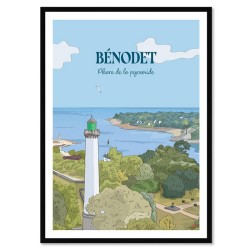 "Bénodet", Travel poster...