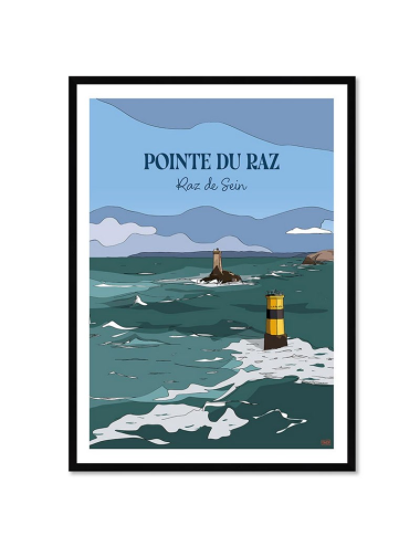 Affiche Pointe du Raz Bretagne