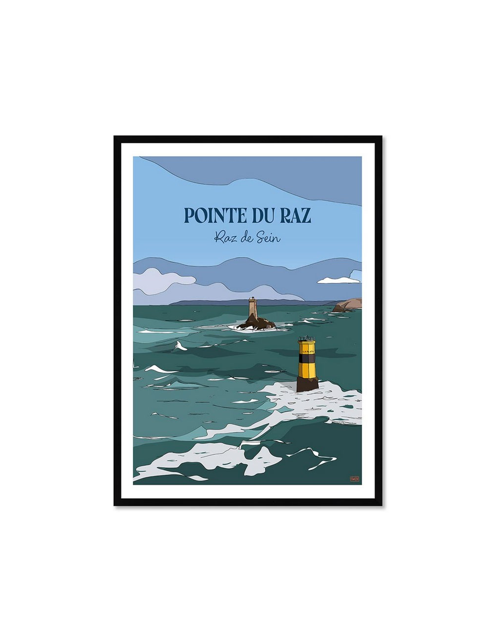 Affiche Pointe du Raz Bretagne