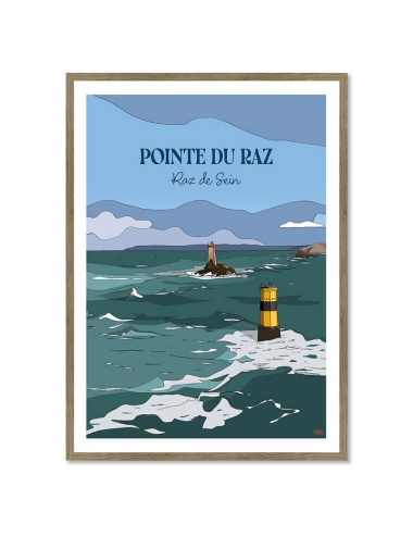 Affiche Pointe du Raz Bretagne
