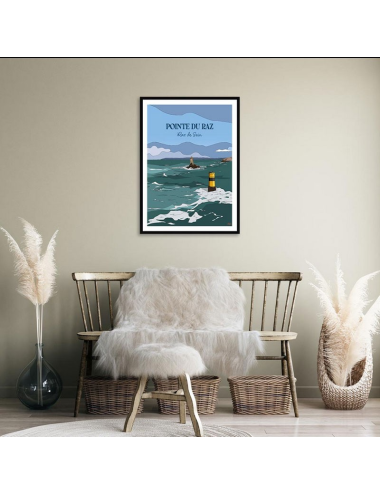 Affiche Pointe du Raz Bretagne