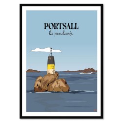 "Portsall", Travel poster...