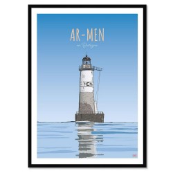 "Phare d'Ar Men", Tableau...