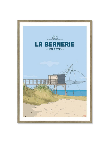 Affiche La Bernerie-en-Retz encadrée