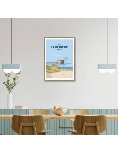 Affiche La Bernerie-en-Retz encadrée