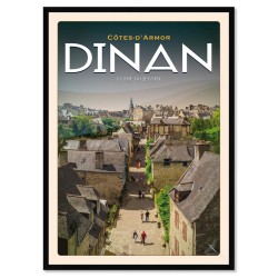 "Dinan", Tableau travel poster