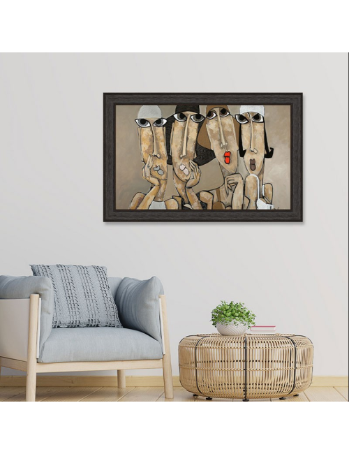 Tableau Demoiselles de Montmartre – Martine Gonnin