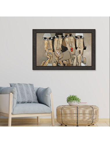 Tableau 80x120 cm Demoiselles de Montmartre – Martine Gonnin