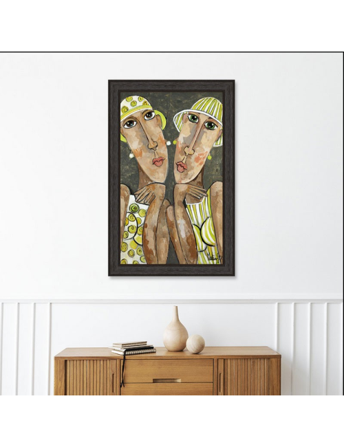Tableau 80x120 cm Petites Anglaises – Martine Gonnin