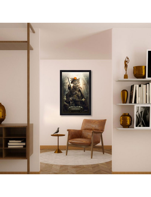 "Chat-sseur", tableau XXL de Sylvain Binet