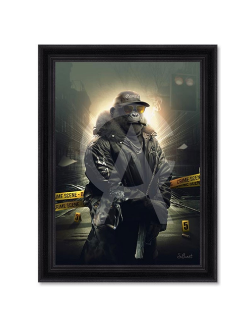 "Gangsta Rap",Tableau XXL Sylvain Binet