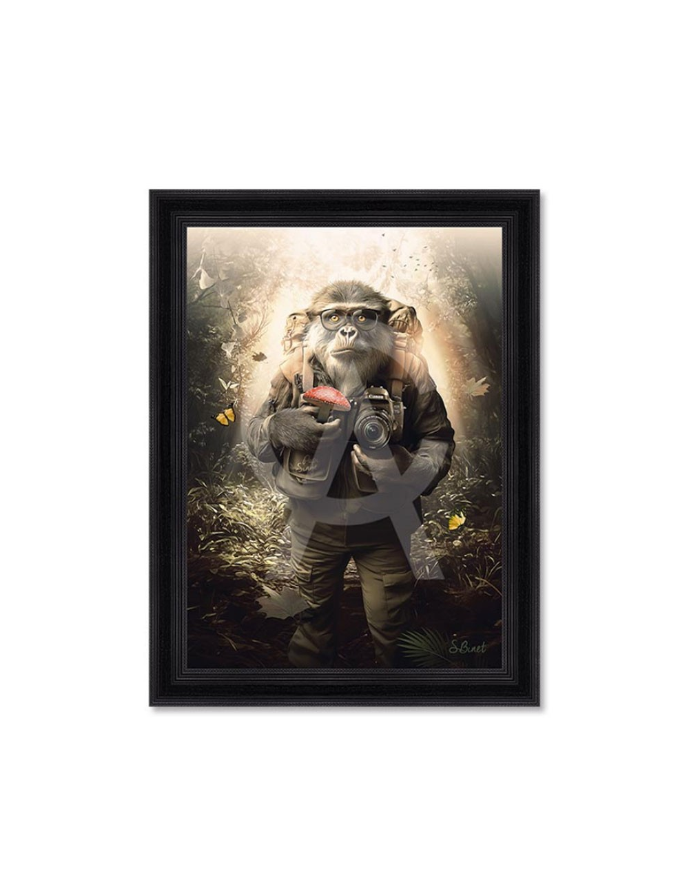 Tableau Papi Singe – Sylvain Binet