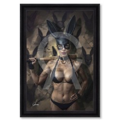 "Miss Rabbit", tableau XXL d'Alexandre Granger