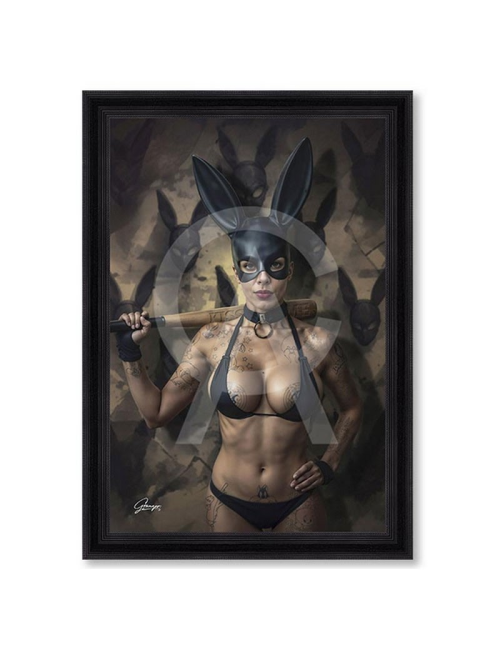 "Miss Rabbit", tableau XXL d'Alexandre Granger