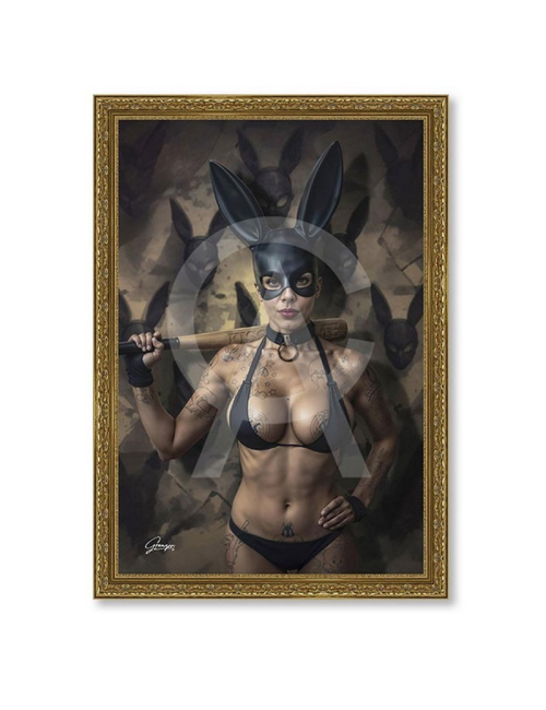 "Miss Rabbit", tableau XXL d'Alexandre Granger