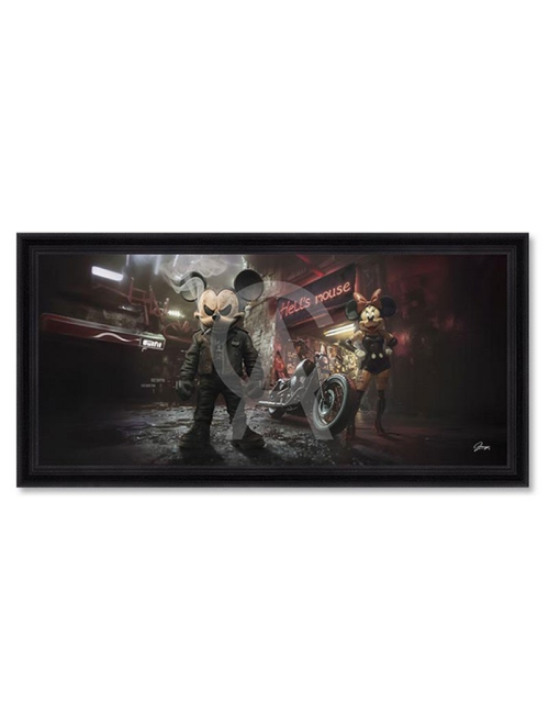 "Hells Mouse",tableau XXL d'Alexandre Granger