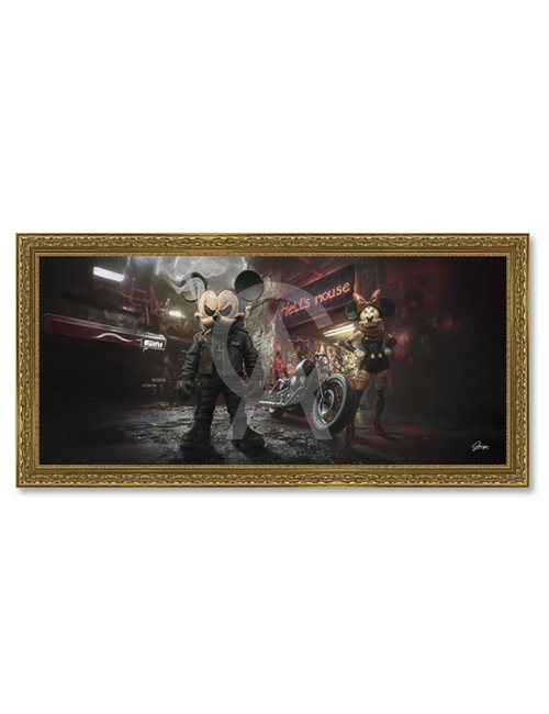 "Hells Mouse",tableau XXL d'Alexandre Granger