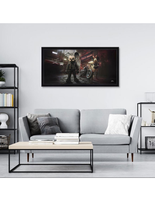 "Hells Mouse",tableau XXL d'Alexandre Granger