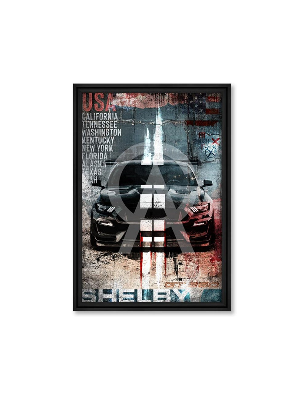 Tableau Shelby GT350 - 80x120cm – Rubix