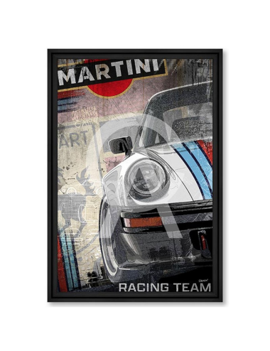 Tableau déco Martini Racing par Rubix – Style urbain & vintage