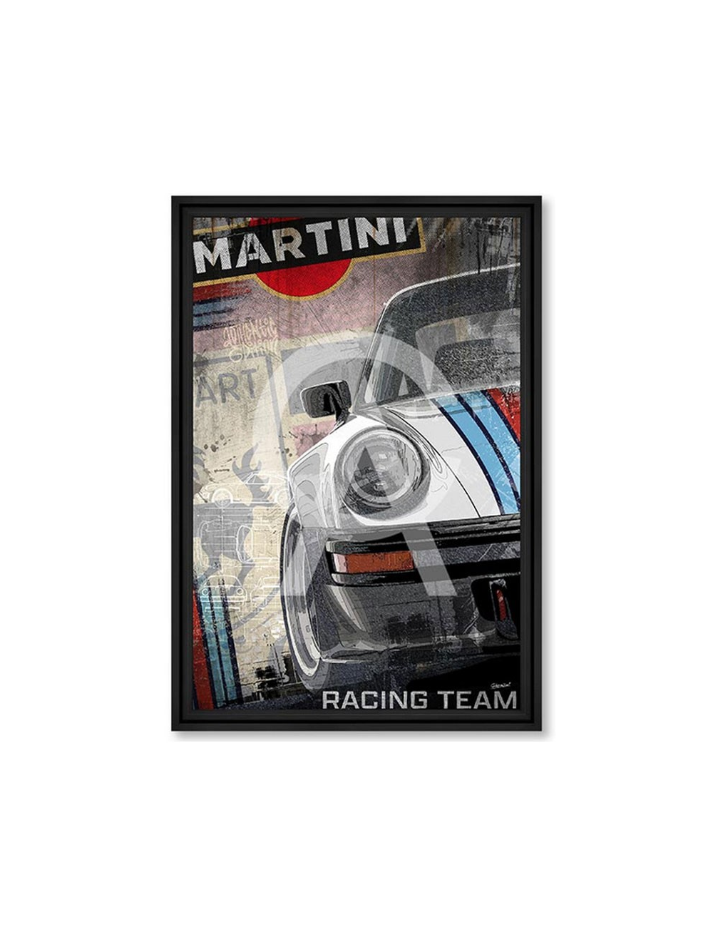 Tableau déco Martini Racing par Rubix