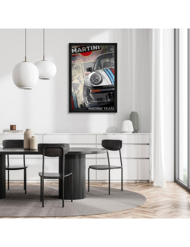 Tableau déco Martini Racing par Rubix – Style urbain & vintage