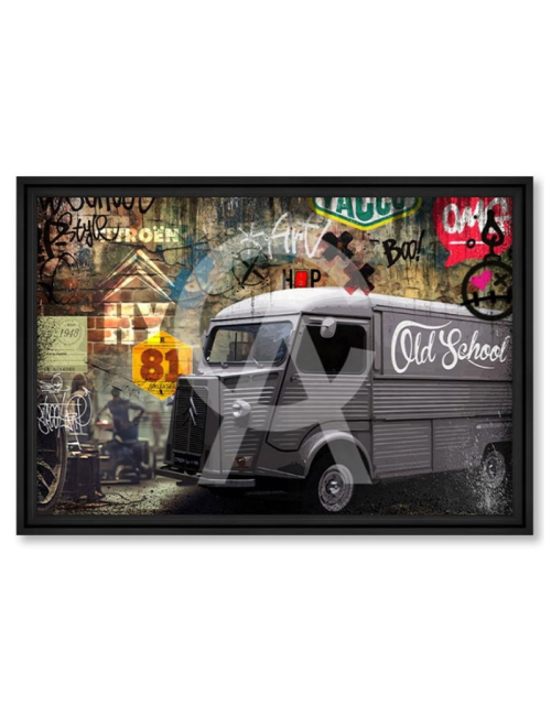 Tableau Citroën Type H par Rubix – 80x120cm
