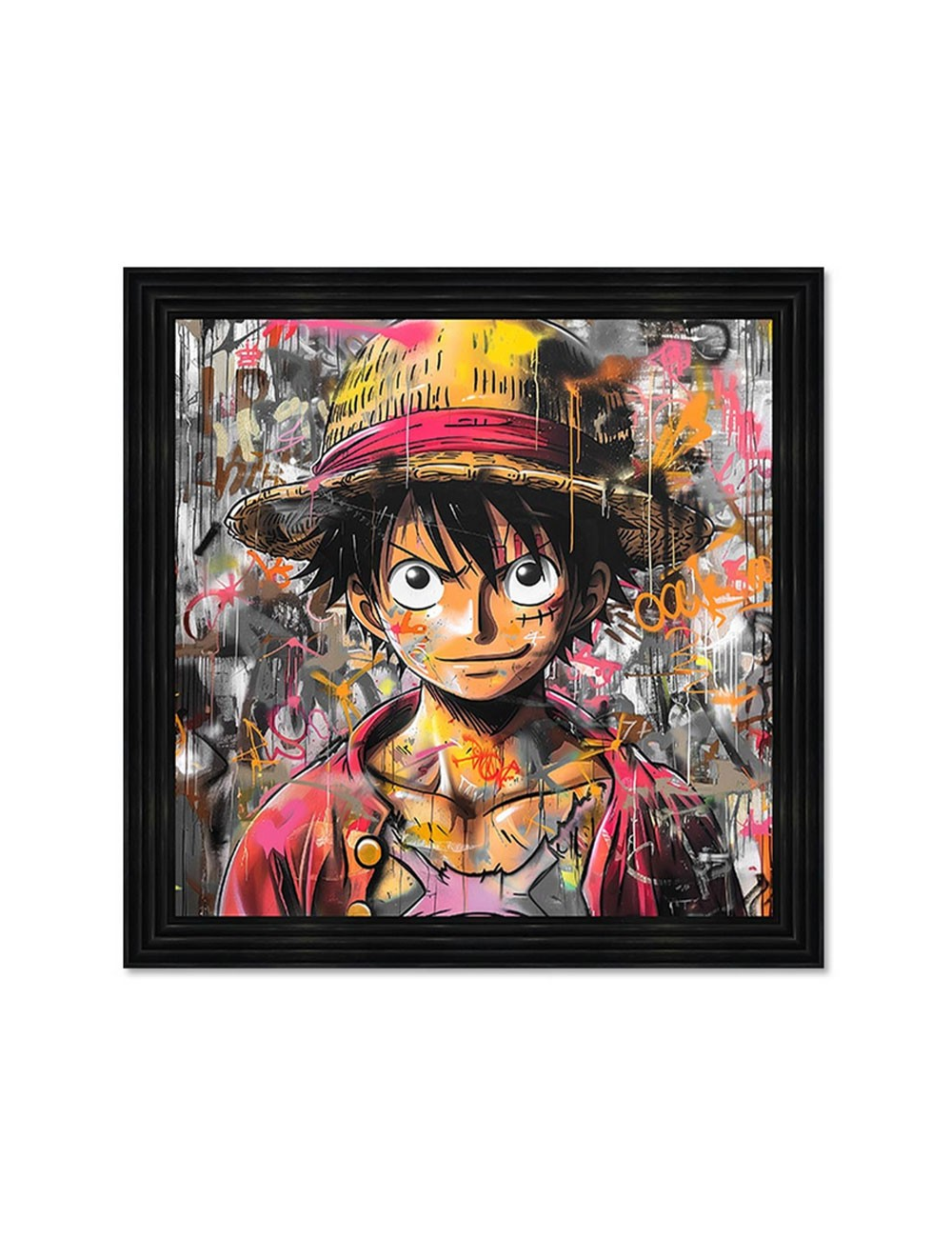 Luffy One Piece – Tableau signé KALYSSA