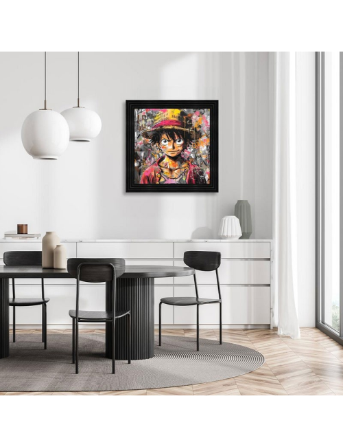 Luffy One Piece – Tableau signé KALYSSA