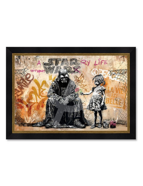 "Dark vador et la petite fille"-par Romaric-80x120cm