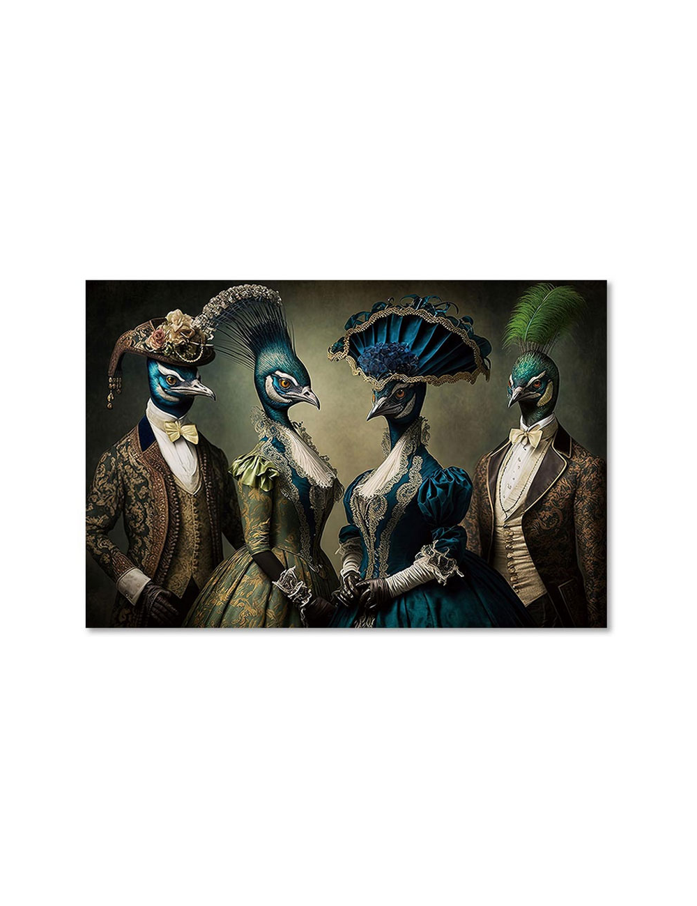"Les Aristopiafs"-Tableau en verre-80x120
